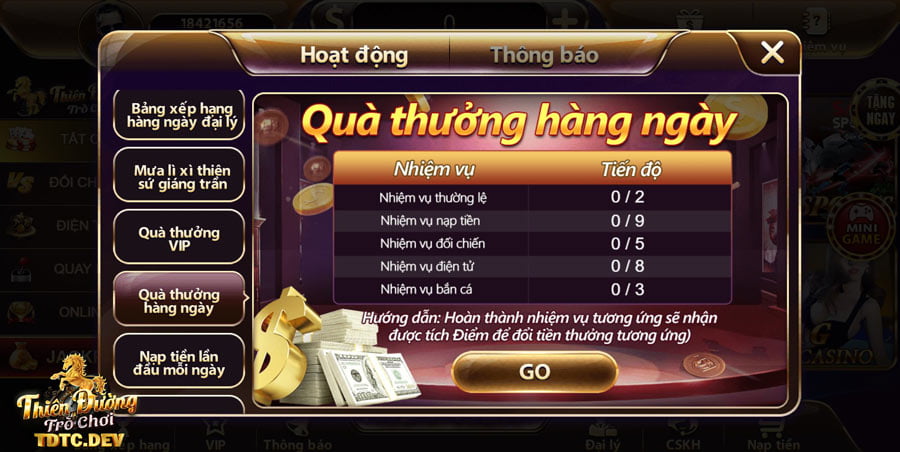 TDTC ✔️ Thiên Đường Trò Chơi ⭐️ Trang Chủ Nhận Gift Code 32 quà-thưởng-hàng-ngày